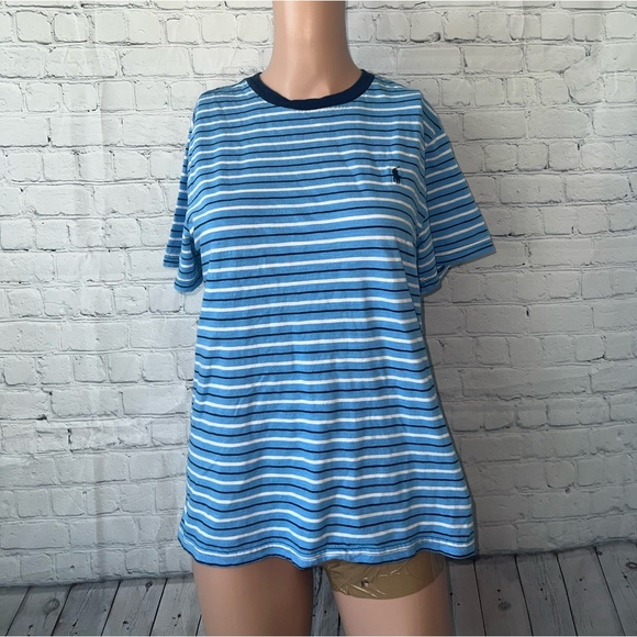 Polo Ralph Lauren Tops - polo ralph lauren blue striped shirt size L